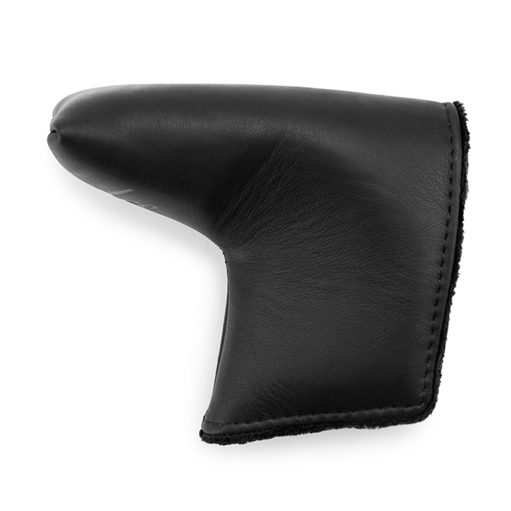 Onyx Black Genuine Leather Golf Putter Headcover | Made in USA