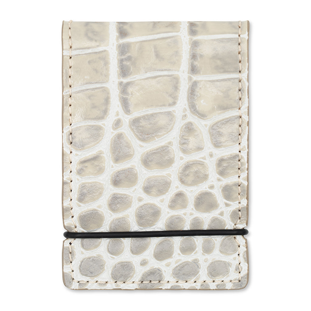 PEARL ALLIGATOR CASH COVER WALLET