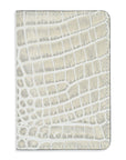 PEARL ALLIGATOR PASSPORT COVER