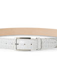 PLATINUM ALLIGATOR BELT