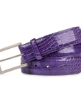 TANZANITE ALLIGATOR CUSTOM BELT