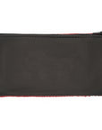 RED HAIRY ALLIGATOR CASH BAG