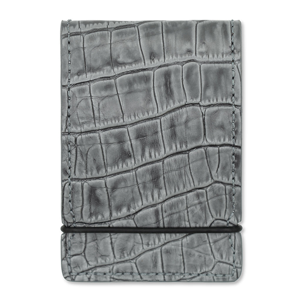 STEEL ALLIGATOR CASH COVER WALLET