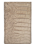 TAN ALLIGATOR SCORECARD HOLDER