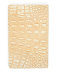 TAN BUFFED ALLIGATOR SCORECARD HOLDER