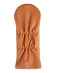 TOBACCO LEATHER WOOD HEADCOVER