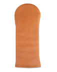 TOBACCO LEATHER WOOD HEADCOVER