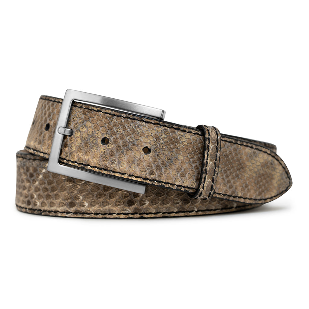 Western Diamondback Rattesnake Genuine Leather Handmade USA Golf