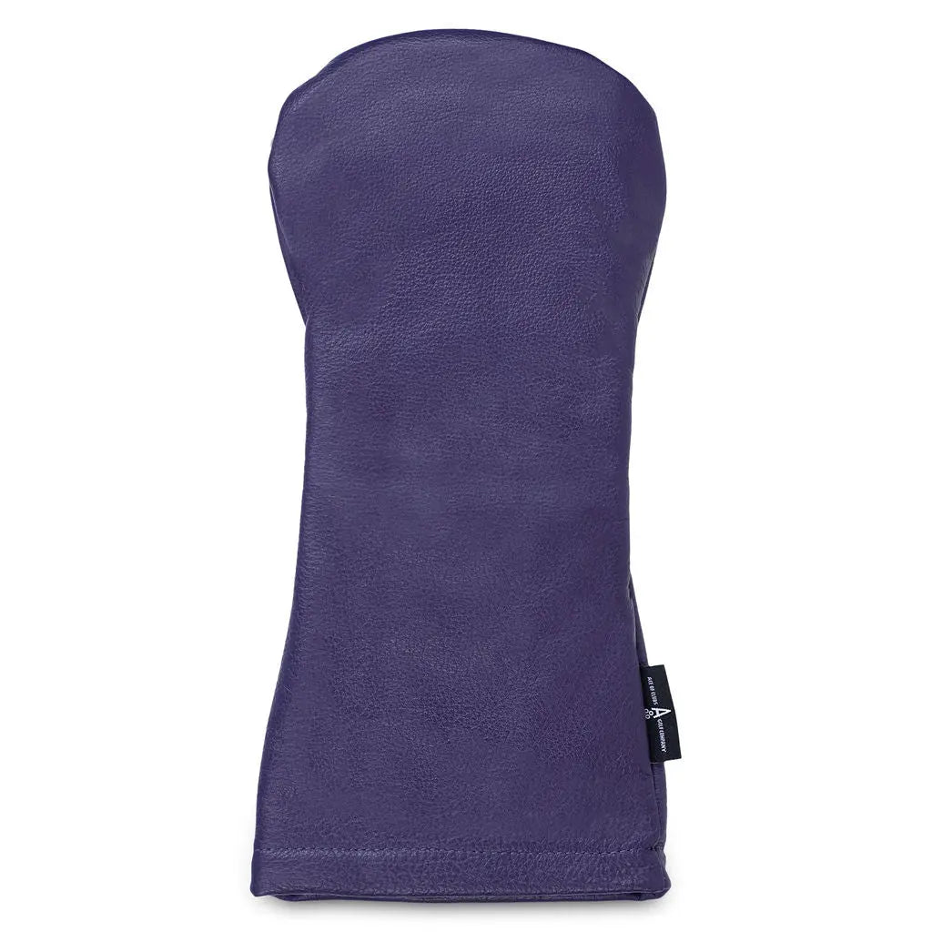 PURPLE LEATHER DRIVER HEADCOVER - Premium Driver Cover from Ace of Clubs Golf Co. - Just $79.0! Shop now at Ace of Clubs Golf Company