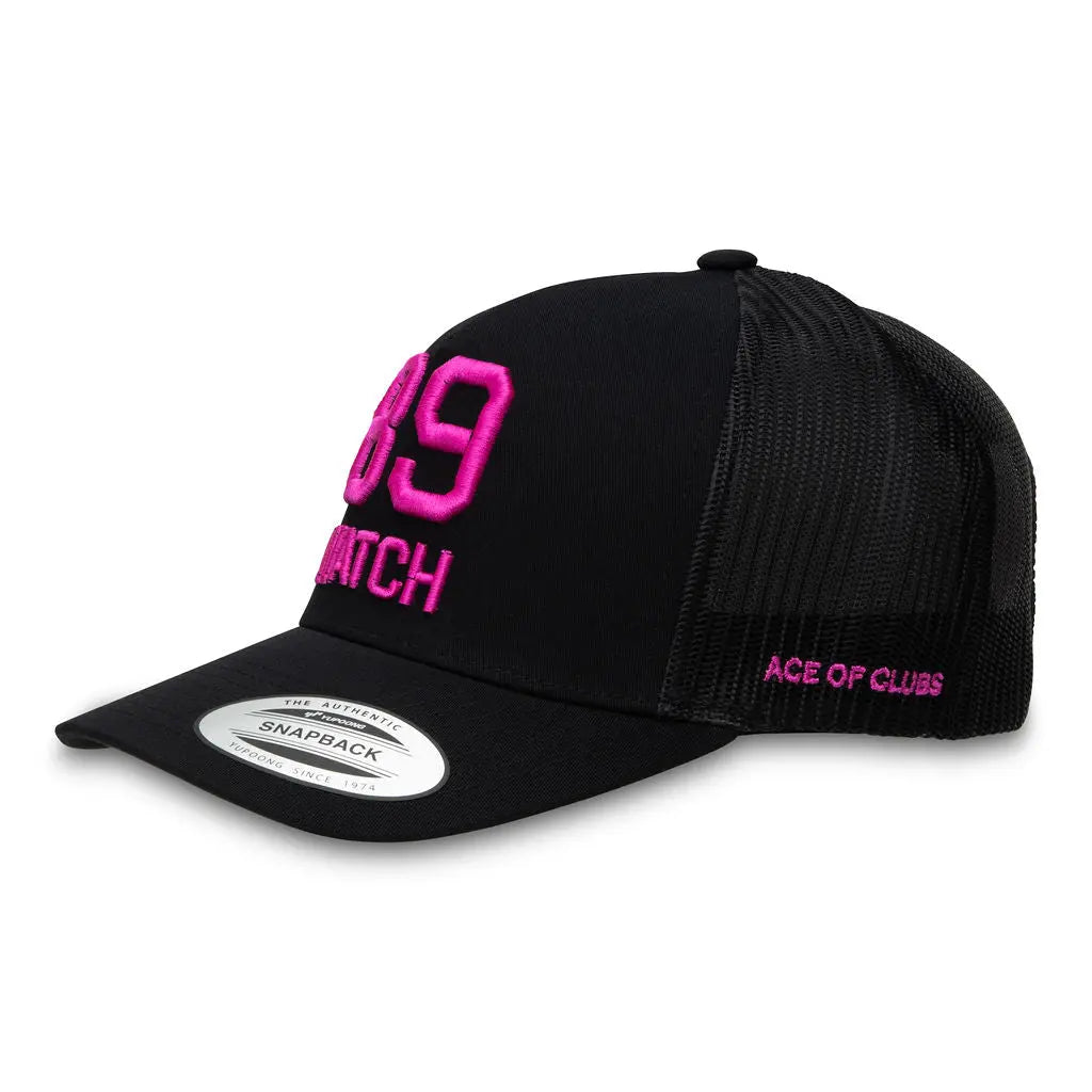 BLACK 89 WATCH GOLF HAT - Premium GOLF HAT from Ace of Clubs Golf Co. - Just $29.00! Shop now at Ace of Clubs Golf Company