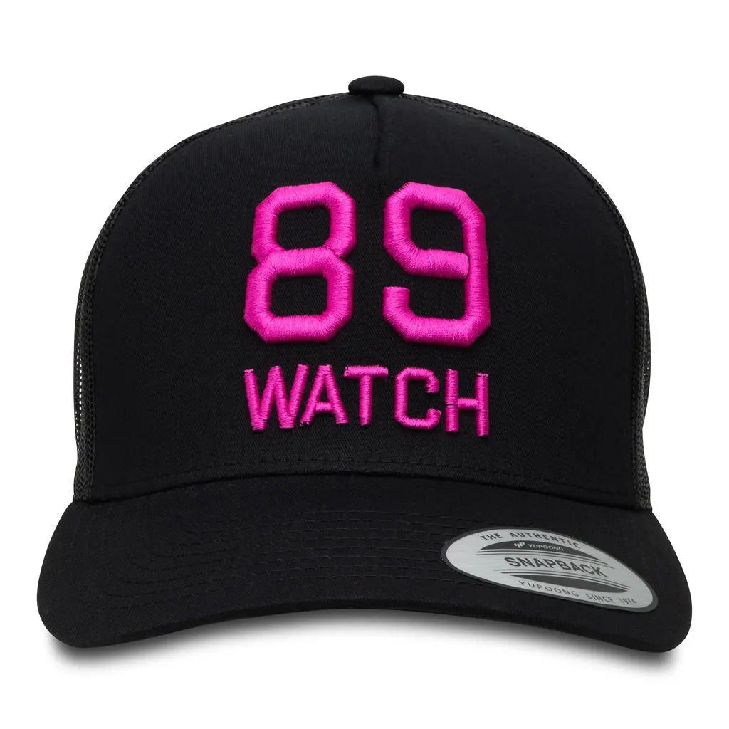 BLACK 89 WATCH GOLF HAT - Premium GOLF HAT from Ace of Clubs Golf Co. - Just $29.00! Shop now at Ace of Clubs Golf Company