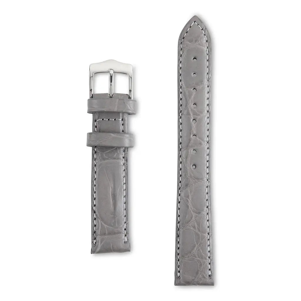 SLATE GRAY ALLIGATOR - Premium Watch Bands from Ace of Clubs Golf Co. - Just $49.00! Shop now at Ace of Clubs Golf Company