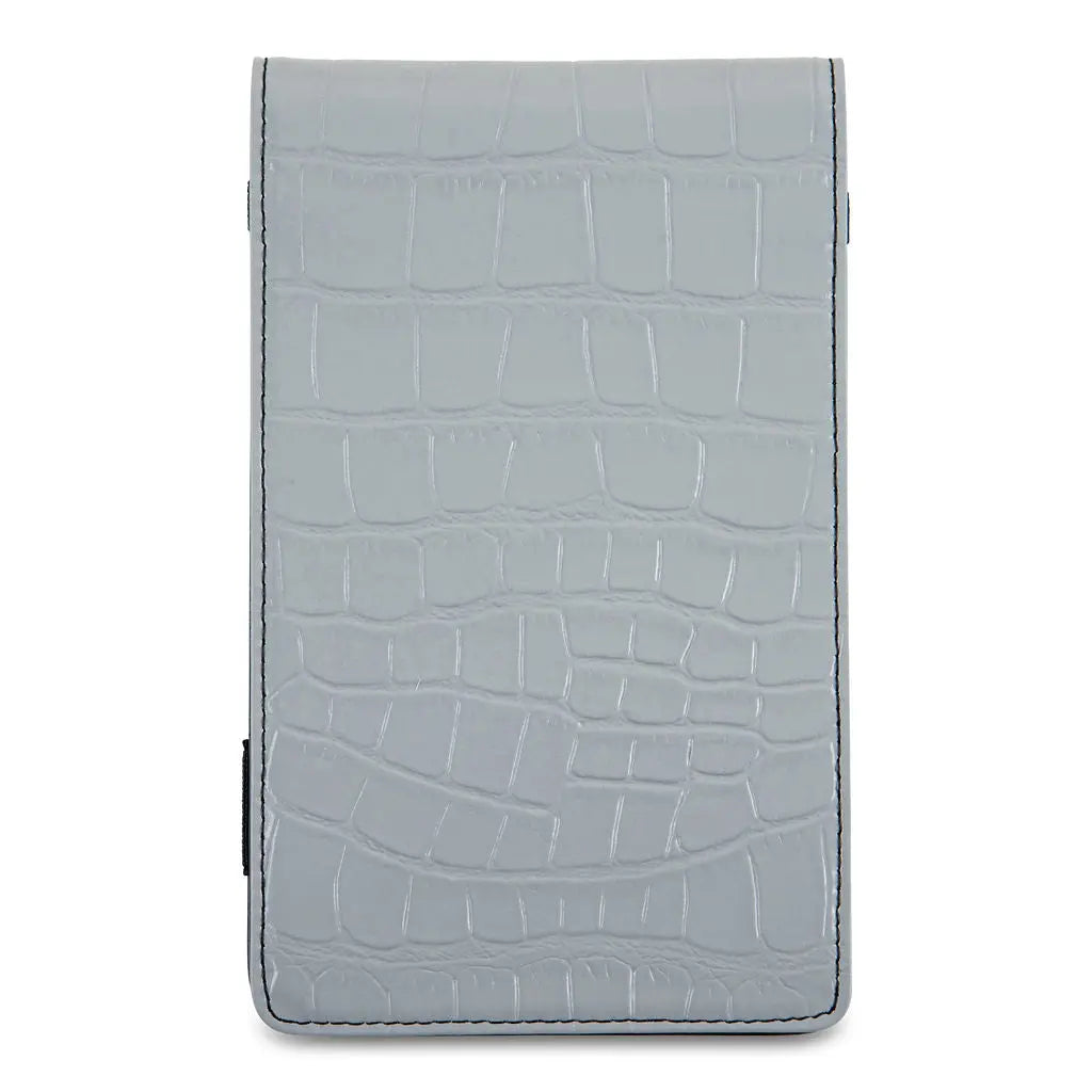 GRAY ALLIGATOR YARDAGE BOOK COVER - Premium YARDAGE BOOK COVER from Ace of Clubs Golf Co. - Just $79.0! Shop now at Ace of Clubs Golf Company