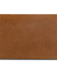 TAN LEATHER CARD CASE Ace of Clubs Golf Co.