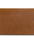 TAN LEATHER CARD CASE Ace of Clubs Golf Co.