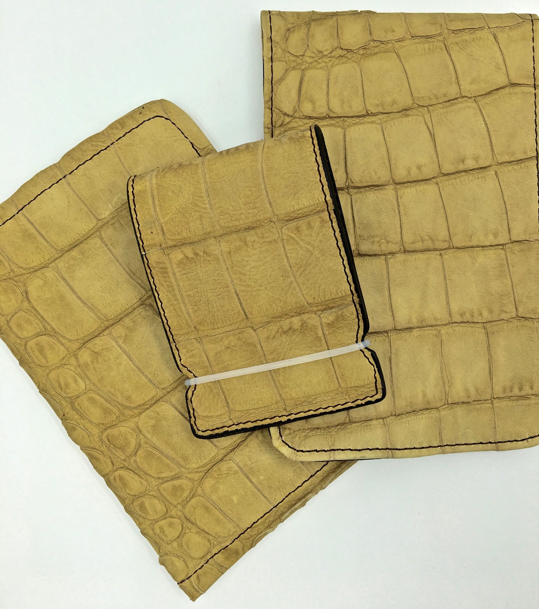 Suede Alligator Leather Collection
