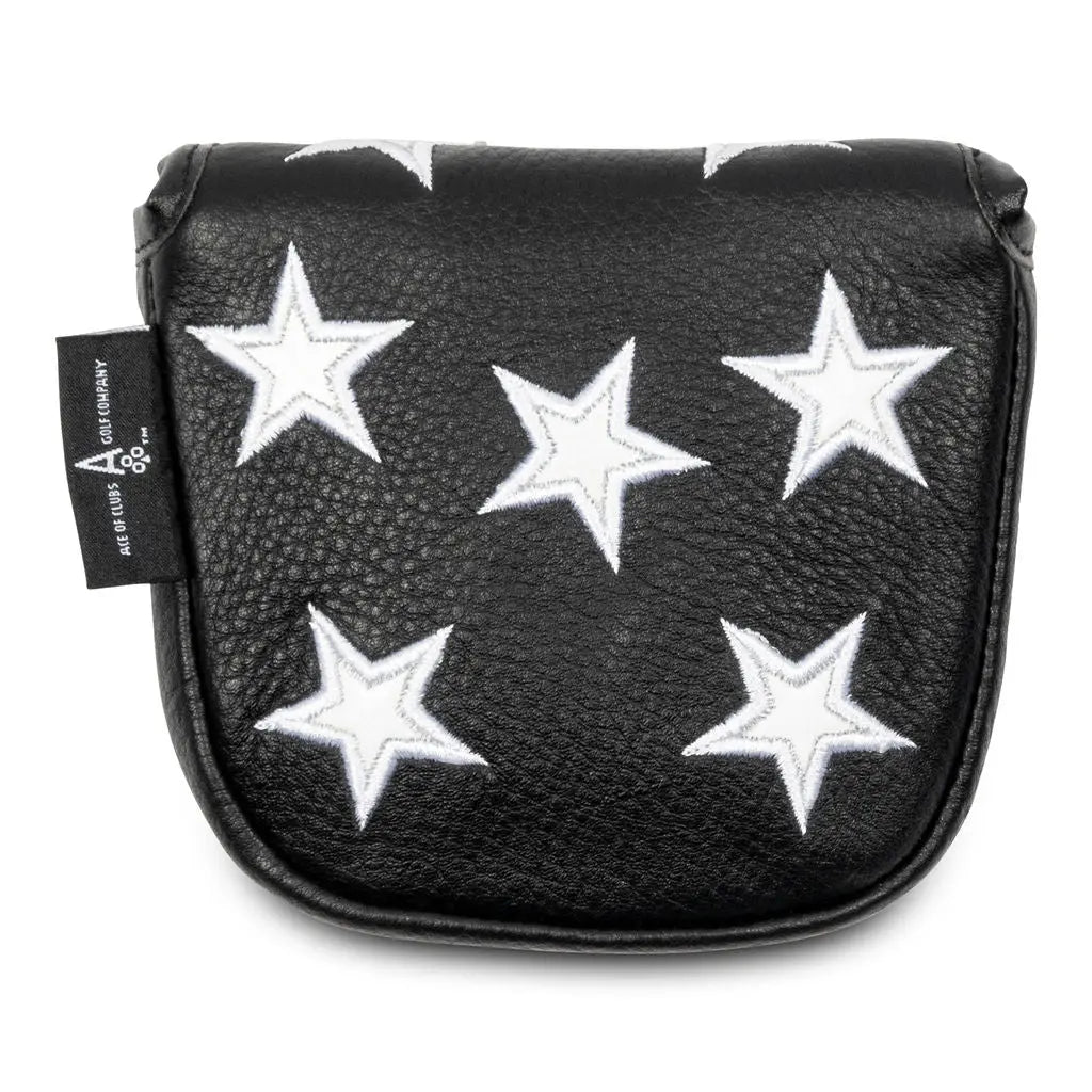 BLACK DANCING STARS MALLET HEADCOVER