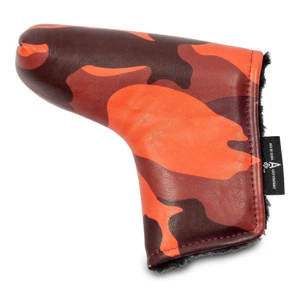 RED CAMO PUTTER HEADCOVER Ace of Clubs Golf Co.