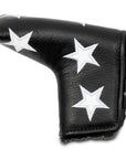 BLACK DANCING STARS PUTTER HEADCOVER Ace of Clubs Golf Co.