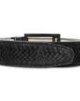 BLACK SUEDE EMBOSSED PYTHON BELT Ace of Clubs Golf Co.