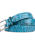 TIFF & BLACK ALLIGATOR CUSTOM BELT