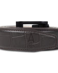 CHOCOLATE ALLIGATOR BELT - Premium ONE-SIDED BELT from Ace of Clubs Golf Co. - Just $109.00! Shop now at Ace of Clubs Golf Company