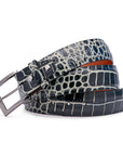 OBSIDIAN ALLIGATOR BELT