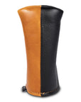 OILED BASEBALL GLOVE & BLACK LEATHER PUTTER HEADCOVER