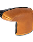 OILED BASEBALL GLOVE & BLACK LEATHER PUTTER HEADCOVER Ace of Clubs Golf Co.