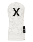 WHITE DANCING STARS HYBRID HEADCOVER Ace of Clubs Golf Co.