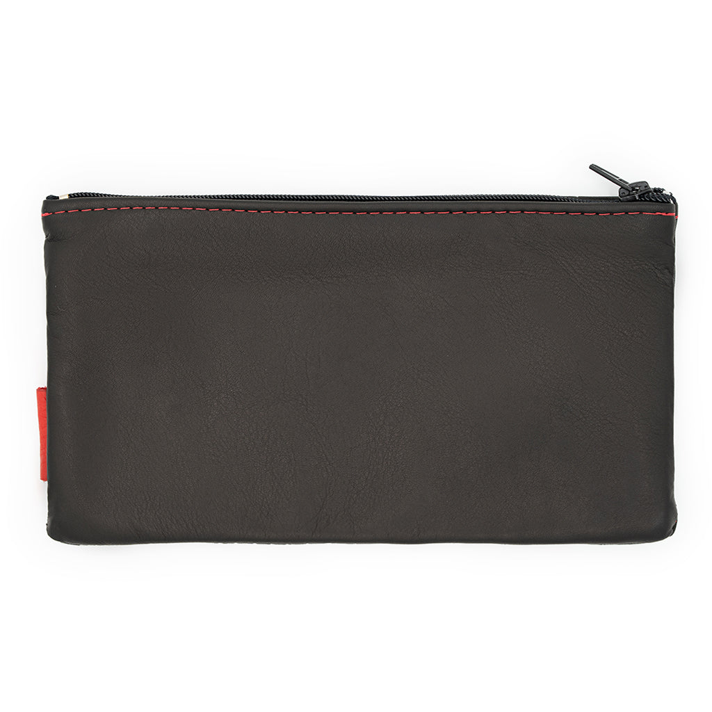 BLACK ALLIGATOR CASH BAG