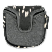 BLACK HAIRY COWHIDE MALLET PUTTER COVER