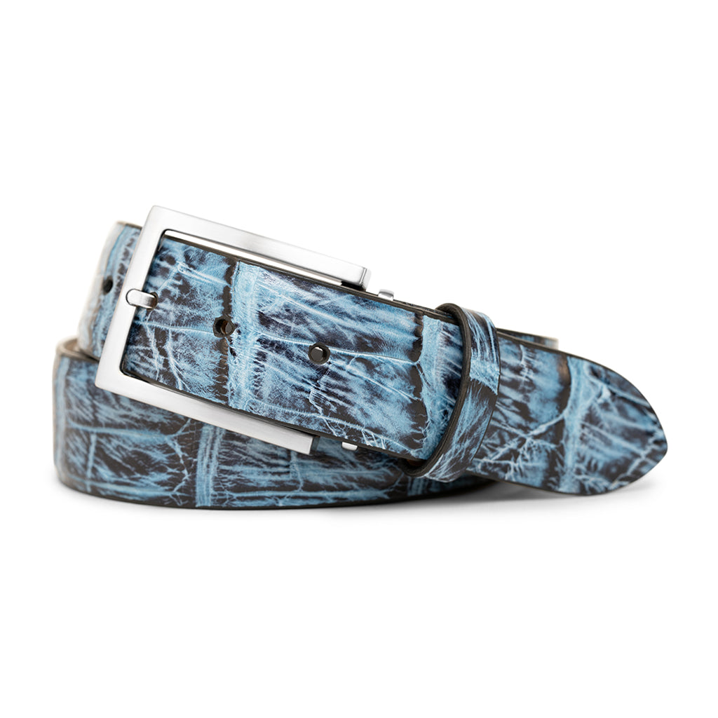 IVORY GENUINE OSTRICH LEATHER GOLF BELT | HANDMADE IN USA – Ace of