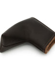 CHOCOLATE LEATHER CUSTOM PUTTER HEADCOVER