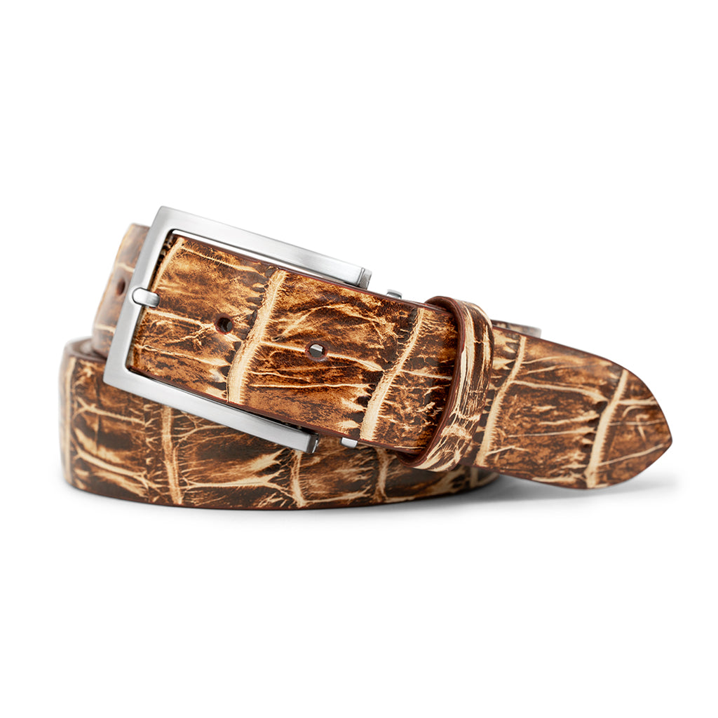 Western Diamondback Rattesnake Genuine Leather Handmade USA Golf