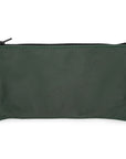 GREEN LEATHER CASH BAG