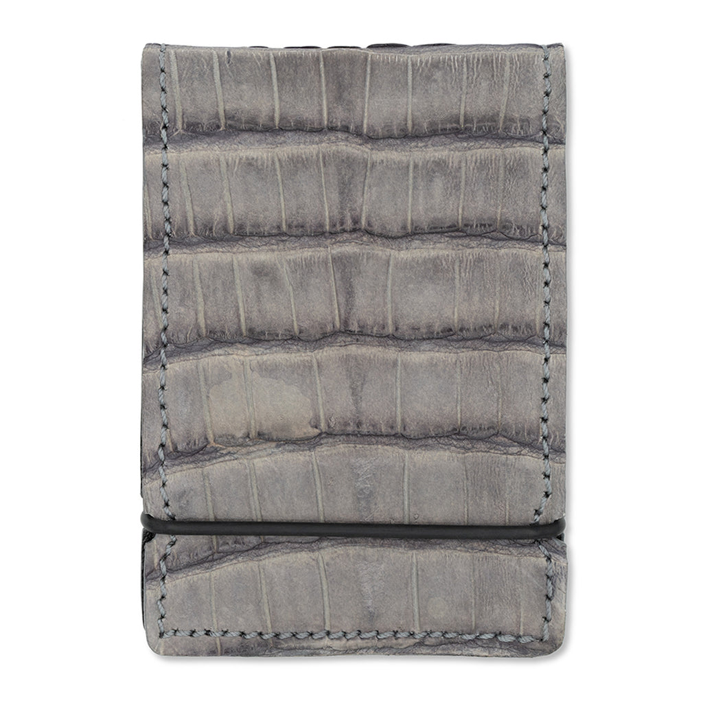 GREY CAIMAN CASH COVER WALLET