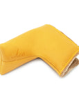 HONEY LEATHER CUSTOM PUTTER HEADCOVER
