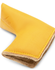 HONEY LEATHER CUSTOM PUTTER HEADCOVER