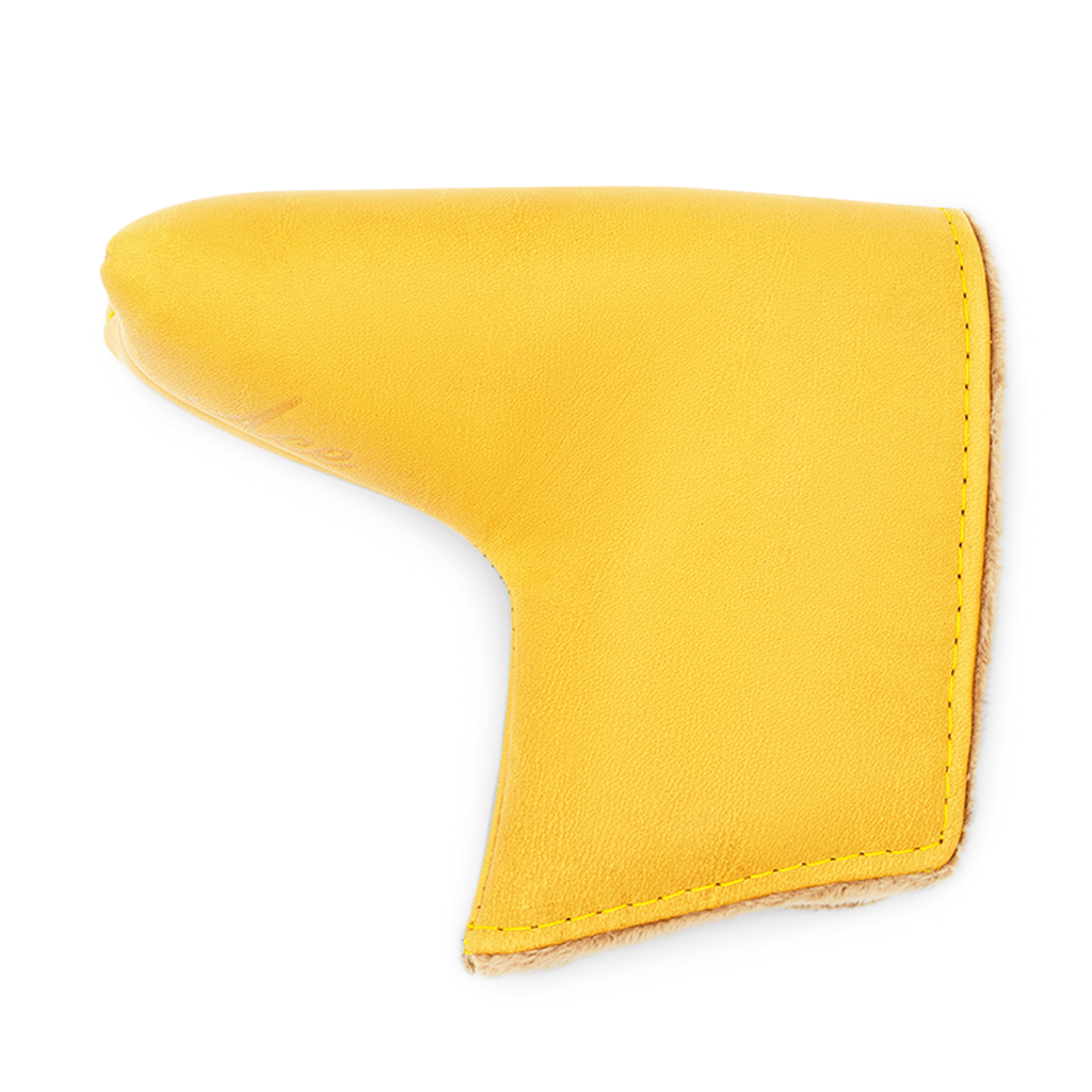 HONEY LEATHER CUSTOM PUTTER HEADCOVER