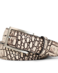 IVORY ALLIGATOR BELT