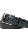 MIDNIGHT ALLIGATOR BELT