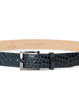 MIDNIGHT ALLIGATOR BELT