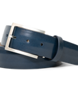 NAVY CALFSKIN CUSTOM BELT