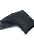 NAVY LEATHER CUSTOM PUTTER HEADCOVER