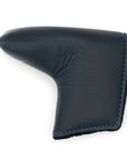 NAVY LEATHER CUSTOM PUTTER HEADCOVER
