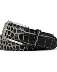 OBSIDIAN ALLIGATOR BELT