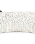 PEARL ALLIGATOR CASH BAG