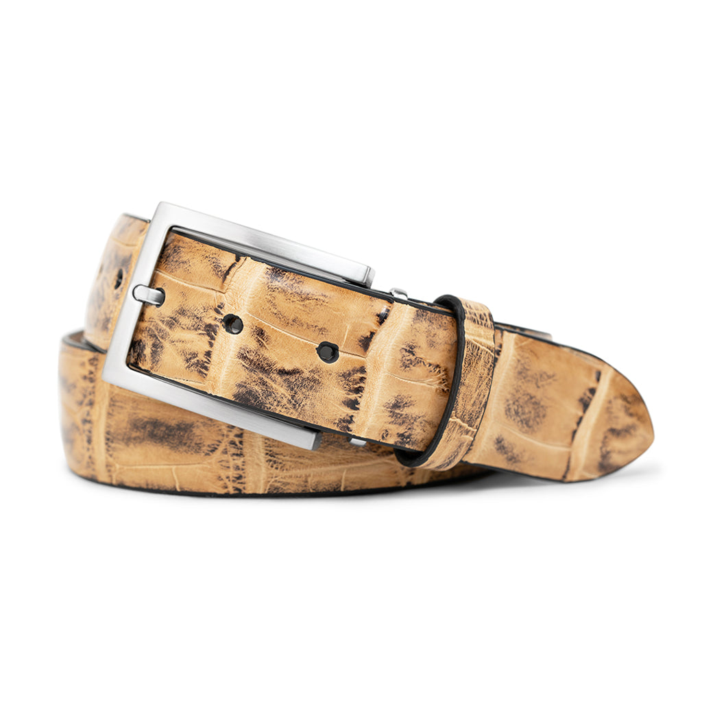 Flower Snake Genuine Leather Handmade in USA Golf Belt | Ace of