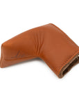 TOBACCO LEATHER CUSTOM PUTTER HEADCOVER